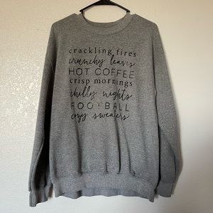 Fall Season Crewneck Sweatshirt